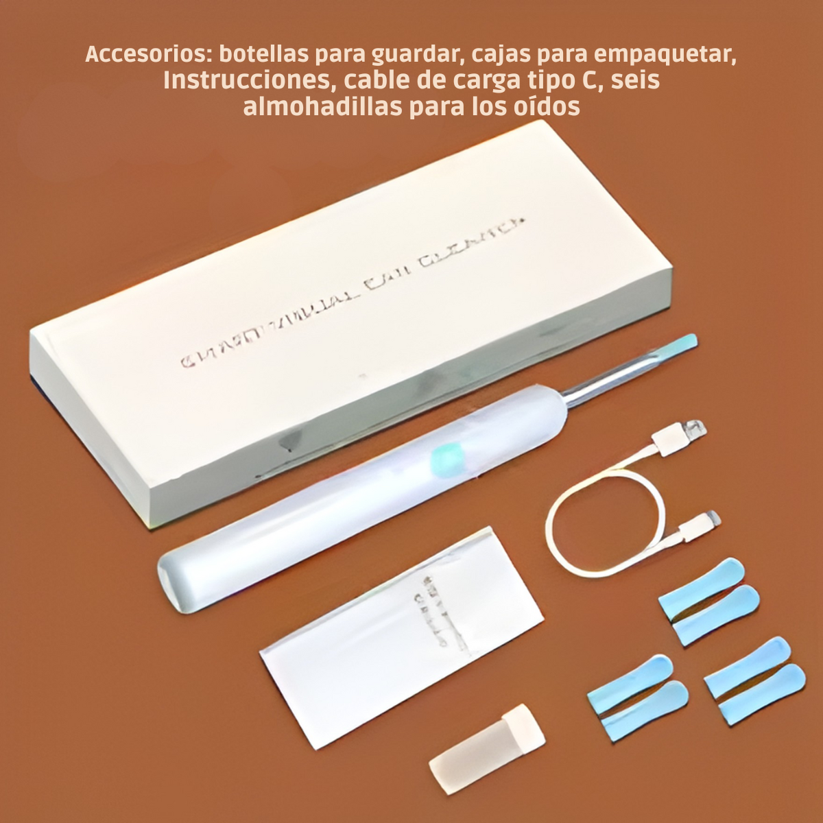 Limpia tus Oídos con Seguridad: Otoscopio Inteligente 1296P HD con Cámara WiFi y Visión 360° – Mira en Tiempo Real desde tu Móvil.