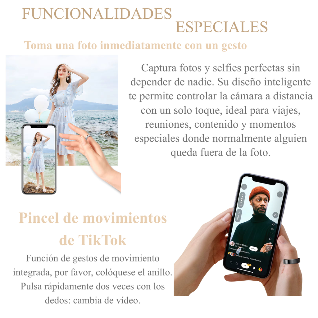 Nuevo Anillo Inteligente R10 (2026) con Estuche de Carga | Monitor de Salud, Sueño y Multideporte | Resistente al Agua 5ATM | Unisex
