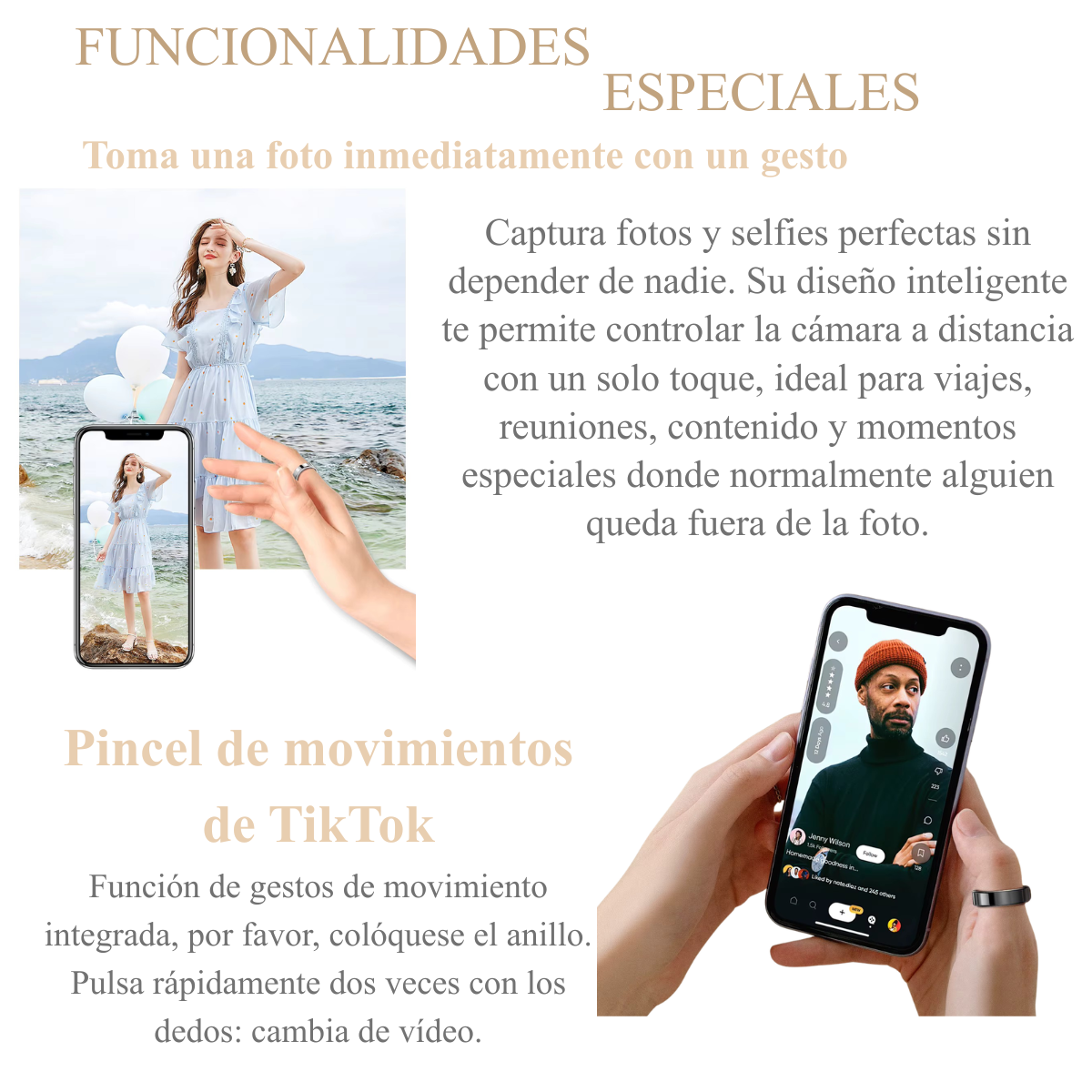 Nuevo Anillo Inteligente R10 (2026) con Estuche de Carga | Monitor de Salud, Sueño y Multideporte | Resistente al Agua 5ATM | Unisex