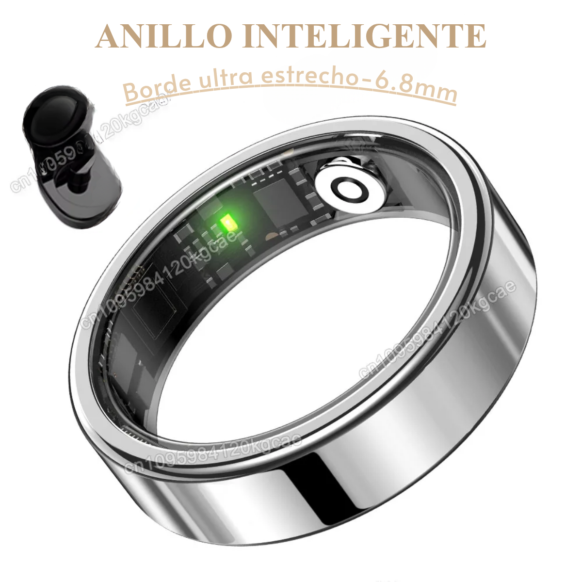 Nuevo Anillo Inteligente R10 (2026) con Estuche de Carga | Monitor de Salud, Sueño y Multideporte | Resistente al Agua 5ATM | Unisex