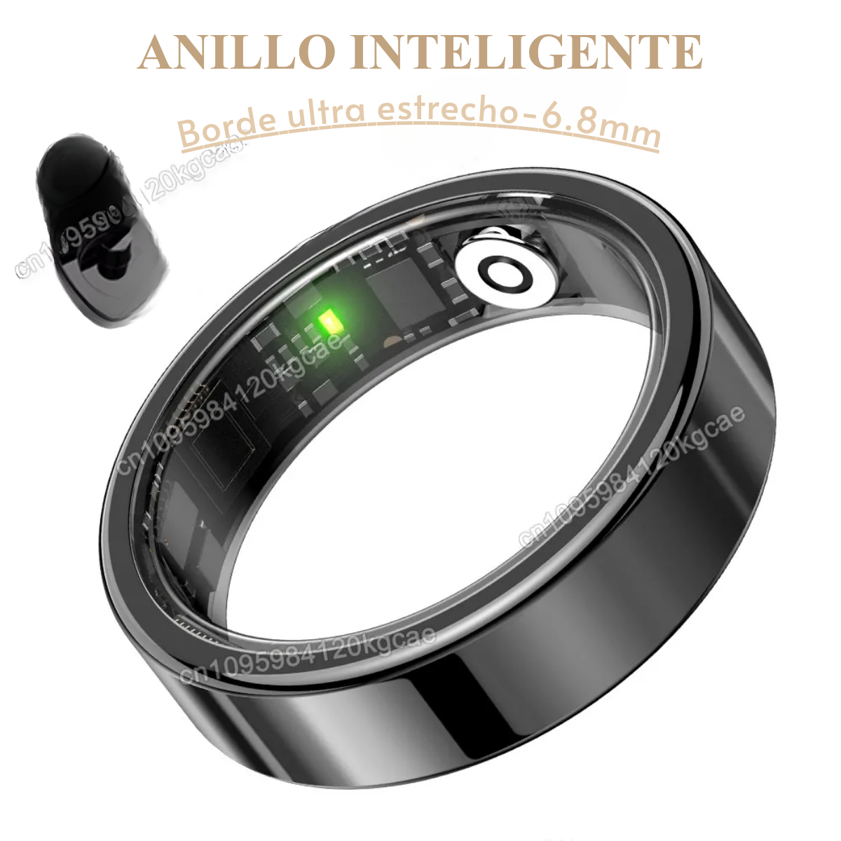 Nuevo Anillo Inteligente R10 (2026) con Estuche de Carga | Monitor de Salud, Sueño y Multideporte | Resistente al Agua 5ATM | Unisex